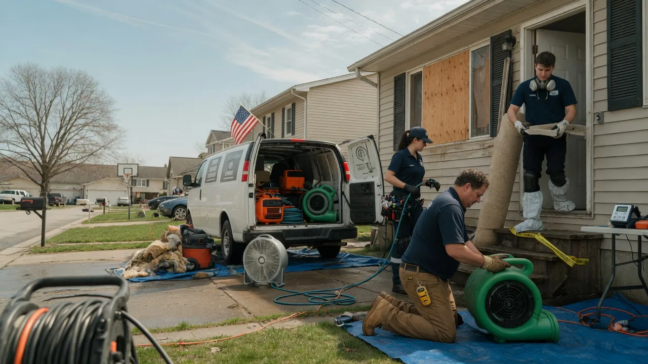 Water Damage Restoration in Protem, MO near me